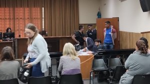Germán Bentos durante el juicio | Foto Diario Conurbano