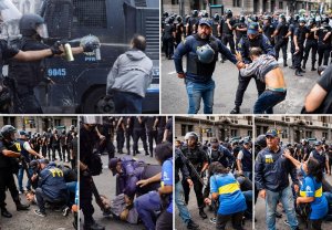 Detención del médico Alejandro Todaro, uno de los 114, en Rivadavia y Entre Ríos | Primera foto Filo News - Fotos restantes Enfoque Rojo