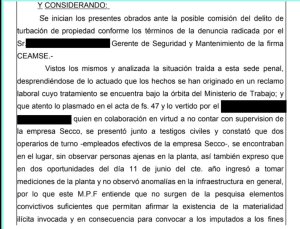 Resolución de la fiscalia nro. 2 de San Martín